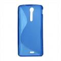 Силиконовый чехол для Sony Xperia TX голубой