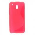 Купить Силиконовый чехол для HTC One mini розовый на Apple-Land.ru