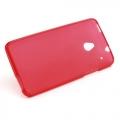 Силиконовый чехол для HTC One mini красный