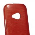 Силиконовый чехол для HTC One mini 2 красный Shine