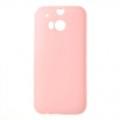 Купить Силиконовый чехол для HTC One M8 розовый на Apple-Land.ru