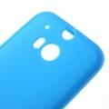 Силиконовый чехол для HTC One M8 голубой