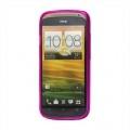Купить Силиконовый чехол для HTC One S розовый матовый на Apple-Land.ru