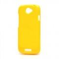 Купить Силиконовый чехол для HTC One S желтый на Apple-Land.ru