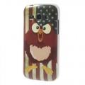 Купить Силиконовый чехол для Samsung Galaxy Ace 3 American owl на Apple-Land.ru