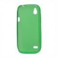 Силиконовый чехол для HTC Desire V зеленый