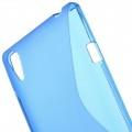 Силиконовый чехол для Sony Xperia T3 голубой