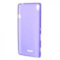 Купить Силиконовый чехол для Sony Xperia T3 фиолетовый на Apple-Land.ru
