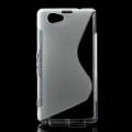 Силиконовый чехол для Sony Xperia Z1 Compact прозрачный S-shape