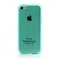 Силиконовый чехол для iPhone 5C голубой