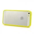 Чехол для iPhone 5 5S прозрачный и желтый