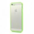 Купить Чехол для iPhone 5 5S прозрачный и зеленый на Apple-Land.ru