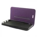 Чехол книжка для iPhone 6 фиолетовый Mercury Case On