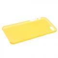 Ультратонкий пластиковый чехол для iPhone 6 желтый