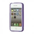Силиконовый чехол для iPhone 4 4S фиолетовый