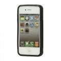 Силиконовый чехол для iPhone 4 4S черный
