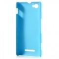Купить Кейс чехол для Sony Xperia M голубой на Apple-Land.ru