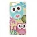 Кейс чехол для Sony Xperia Z1 Compact Lovely Owls