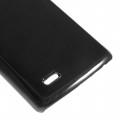 Накладка из кожи для LG G3 черного цвета