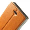 Чехол книжка для Nokia X2 Dual Sim коричневый
