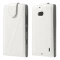 Купить Кожаный Down flip чехол для Nokia Lumia 930 белый на Apple-Land.ru