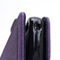 Flip чехол книжка для Sony Xperia Z Purple/Dark Blue