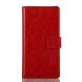 Купить Чехол книжка для Sony Xperia M2 красный Leechi на Apple-Land.ru