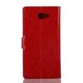 Купить Чехол книжка для Sony Xperia M2 красный Leechi на Apple-Land.ru