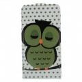 Купить Flip чехол книжка для Sony Xperia Z1 Compact Green Owl на Apple-Land.ru