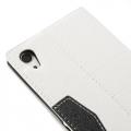 Flip чехол книжка для Sony Xperia Z2 белый Mercury CaseOn