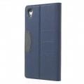 Купить Flip чехол книжка для Sony Xperia Z2 синий Mercury CaseOn на Apple-Land.ru