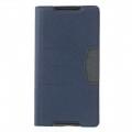 Flip чехол книжка для Sony Xperia Z2 синий Mercury CaseOn