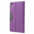 Купить Flip чехол книжка для Sony Xperia Z2 фиолетовый Mercury CaseOn на Apple-Land.ru