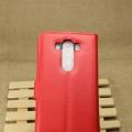 Чехол книжка Flip Case для LG G3 красный