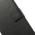Кожаный чехол книжка для LG G3 s черный