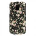 Купить Чехол Down Flip для Samsung Galaxy S5 mini Black Flower Pattern на Apple-Land.ru