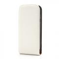 Купить Кожаный Flip чехол для Samsung Galaxy S4 mini белый на Apple-Land.ru