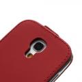 Кожаный Flip чехол для Samsung Galaxy S4 mini красный