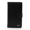 Кожаный чехол книжка для Sony Xperia TX черный