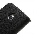 Чехол книжка для HTC One mini M4 черный