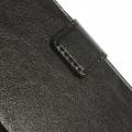 Кожаный чехол книжка для Lenovo Vibe X черный