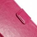 Кожаный чехол книжка для Lenovo Vibe X розовый