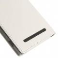 Кожаный чехол книжка для Sony Xperia T2 Ultra белый