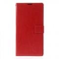 Купить Кожаный чехол книжка для Sony Xperia T2 Ultra красный на Apple-Land.ru