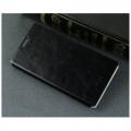 Кожаный чехол книжка для Sony Xperia T3 черный MOFI