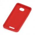 Купить Силиконовый чехол для HTC J Butterfly красный на Apple-Land.ru