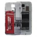 Купить Сменная панель для Samsung Galaxy S5 с орнаментом Лондон на Apple-Land.ru