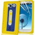 Силиконовый чехол-кассета для Samsung Galaxy S 3 желтый