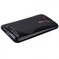 Купить Силиконовый чехол для ASUS Zenfone 2 Lazer (Laser) ZE550KL черный S-образный на Apple-Land.ru