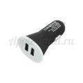 Купить Зарядка от прикуривателя для телефона 2 USB 2.1 и 1.0 Ампер софт тач на Apple-Land.ru